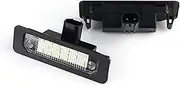 DEMULAX 2X 12V Car LIGHT Number License Plate Light Tag Lamp, for Ford, for Focus, 2008-2012, for Mustang, Taurus Flex Fusion Sable Milan 2006-2011 Car Number Plate Light