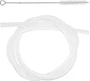 Milk Tube - Cleaning Brush Accessory | Millk Tubes Hoses 2M Silicone Tube with Cleaning Brush for Fully Automatic Coffee Machines | Fits 3mm Inner Diameter Systems from Miele Jura