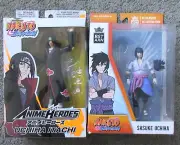 NEW NIB NARUTO ANIME HEROES FIGURE SET SASUKE UCHIHA ITACHI 6.5" ANIME HEROES