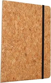 PEPLAYTAL Vintage Notepad Cork Cover Portable Daily Journal for Work and Travel Lightweight Conference Notebook for Note-taking and Memos Simple and Stylish Design