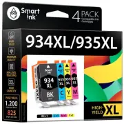 Compatible Ink Cartridges Replacement for HP 934 and 935 HP 934XL 935XL 4 Com...