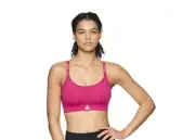 Reebok Women's Low Impact Favorite Bra with Removable Cups Vivacious Size (3XL)