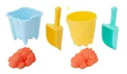 Beach Play Set Kids Sand Bucket Scoop Sandpit Toys Outdoor Plastic Container