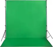 HMTfoto Background Green Screen Photo Backdrop Chromakey Muslin Portrait Background Screen for Photo Video Studio Photography Backdrop(10x12ft, Green)…