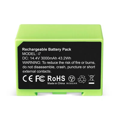 Replacement 3000MAH Battery for irobot Roomba Vacuum ABL-D1 I7 e5 e6 I3 I4 I7 J7