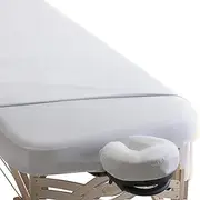 EARTHLITE Premium Microfiber Massage Sheet Set - Silky, Wrinkle Resistant, Quick Drying, 3piece Set (Fitted, Top, Face Pillow Cover)