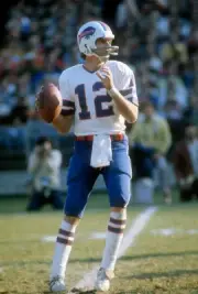 Joe Ferguson Buffalo Bills drops back to pass v the Baltimore Col- 1974 Photo 5
