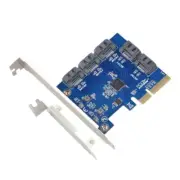 Multiports PCIE 3.0 to Sata3 Expansion Card PCIe Adapter with Fast 6Gbps Speed