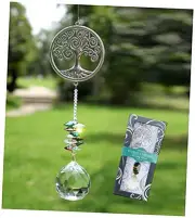 Crystal Garden Suncatcher Hanging Crystals Ornament for Window Tree of Life