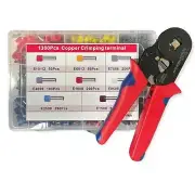 NNEDSZ 1300 Pcs Bootlace Crimping Ferrule Tool Set Copper Wire Crimper Terminal
