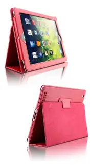 MCC iPad Mini 5 2019 Smart Folio Leather Case Cover Apple mini5 Skin [Red]