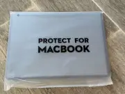 Soonjet Hard Shell Case for MacBook Air 13.6' Protective Cover Midnight Clear