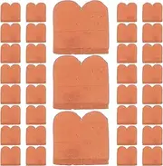 KONTONTY 100pcs Miniature Simulation Bricks for DIY Micro Landscapes Realistic Mini Garden Wall Bricks for Table Architecture Projects and Crafts