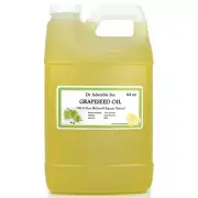 64 Oz Premium Pure Organic Cold Pressed Best Fresh Grapeseed Oil Multi Purpose
