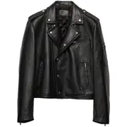 [Prada] Prada Leather Jacket 50 IT BLACK