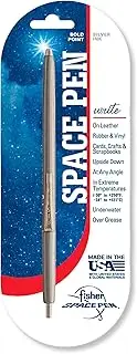 Fisher Space Pen Silver Space Pen, Ballpoint, Bold Point, Silver Metallic Ink