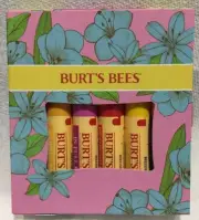 Burt’s Bees Beeswax Bounty Just Picked 4 Ct Lip Balm Set New In Box