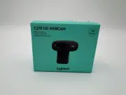 Logitech C270 HD Webcam, 720p, Widescreen HD Video Calling,Light Correction,...