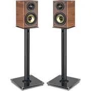 Upgraded 45° Swivel Speaker Stands Pair for Surround Sound, Heavy Duty 28 Inc...