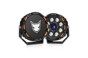 LIGHTFOX 9" Osram Laser LED Driving Lights Black