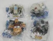 LOT OF 4 BURGER KING STAR WARS EPISODE III SERIES 1 SET REVENGE OF SITH SHIP NEW