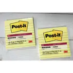 3M POST-IT 利貼狠黏橫格便條紙.便利貼.MEMO NO.640S-1