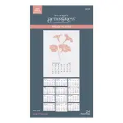 Spellbinders Press Plates From Florals Through The Year-2025 DIY Calendar 5A002H