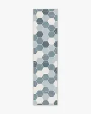 75' x 305' | Machine Washable Runner Rug | Kid & Pet Friendly | Indoor Rug | Prisma Slate Blue Rug | Ruggable
