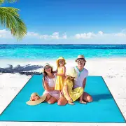 Beach Blanket 83”x79” Sandproof Beach Mat, Waterproof Sand Free Picnic NWT