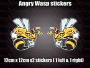 Wasp finger Car Vespa Lambretta Scooter Camper Van Decal Sticker x 2 CHUNKY