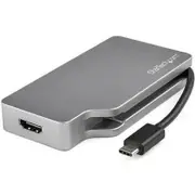 StarTech.com USB C Multiport Video Adapter 4K/1080p - USB Type C to HDMI, VGA, DVI or Mini DisplayPort Monitor Adapter