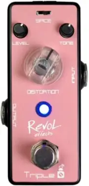 New Revol effects Effector Distortion Triple D EDS-03 Effector From Japan