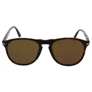 Persol Persol PO9649S 24/57 - Havana/Brown Polarized by Persol for Men - 52-18-145 mm Sunglasses