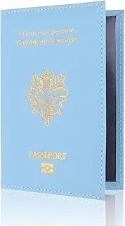 [CHUAN boutique] Passport Cover EU France Passport Holder High Quality Pu Passport Cover Bank Card Bag Travel Document Passport Holder