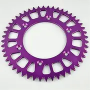 KIXURO 520 Motorcycle Rear Sprocket CRF450R 2002-2019 CRF450X 2005-2018 XR650R 2000-2007 XL250 ME06 CRF230F 2003-2019 Motorbike Chain Sprocket(48T Purple)
