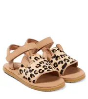 [Donsje] Donsje Lara leopard-print leather sandals UK 12.5 multicoloured