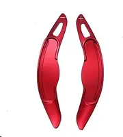 Car Steering Wheel Shift Paddles for M&ini C&ooper S JCW F54 F55 F56 F57 F60 Car Steering Wheel Shift Paddle Cover Shift Extension Rod HTEOPOEKFR(Red)