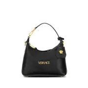 [Versace] Versace Tag Hobo Bag ONE SIZE BLACK/GOLD