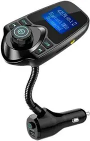 Nulaxy Bluetooth FM Transmitter for Car, Upgraded Manual Power On/Off Switch