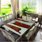 42" Square White Epoxy Resin Coffee & Dining Table Home Furniture Hallway Decors
