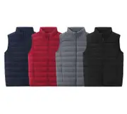 TARRAMARRA® Men Ultra-Light White Duck Down Vest Bowen - Red / S