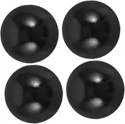 4pcs Pinball Machine Pinball Replacement Balls for Pinball Game Mini Pinball Miniature Pinball Replacement Balls for Pinball Machine Pinball Machine Balls Replacement Black Plastic