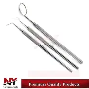 Dental Calculus Remover Plaque Tartar Scaler Explorer Probe Tooth Scraper Lab