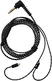 3.5Mm Wired Earphones Cable Detachable Repla Ent Headphone Cord Mmcx C Ector for Se215 Se315 Se425 Se535 Se846 Ue900 Headphones Black