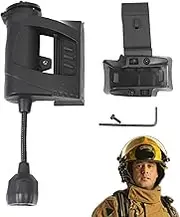 Waterproof Flashlight, Side Mount Flashlight, Flexible Neck Flashlight, Adventure Flashlight, 5x2x12 cm, Side Mount Hard Hat Light with Track Base and Flexible Neck for Use