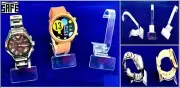 Clock Watch Holder Acrylic Objektaufsteller Safe 5278-K 75x75x40mm 3 Pack