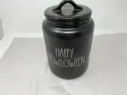 Rae Dunn 9in Ceramic Happy Howloween Canister CC01B35016