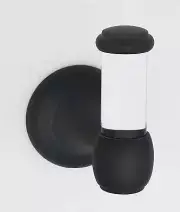 Alno A7381-MB Royale Acrylic Bath Robe Hook Matte Black