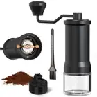 Manual Coffee Grinders, Adjustable Coarseness, Cordless for Coffee Lover w/Brush