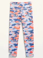 Old Navy Girls Mid-Rise Elevate Ankle-Cutout Go-Dry 7/8-Leggings Size Small 6-7